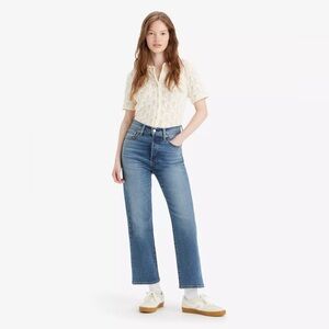 Levi's // Ribcage Straight Ankle Jeans